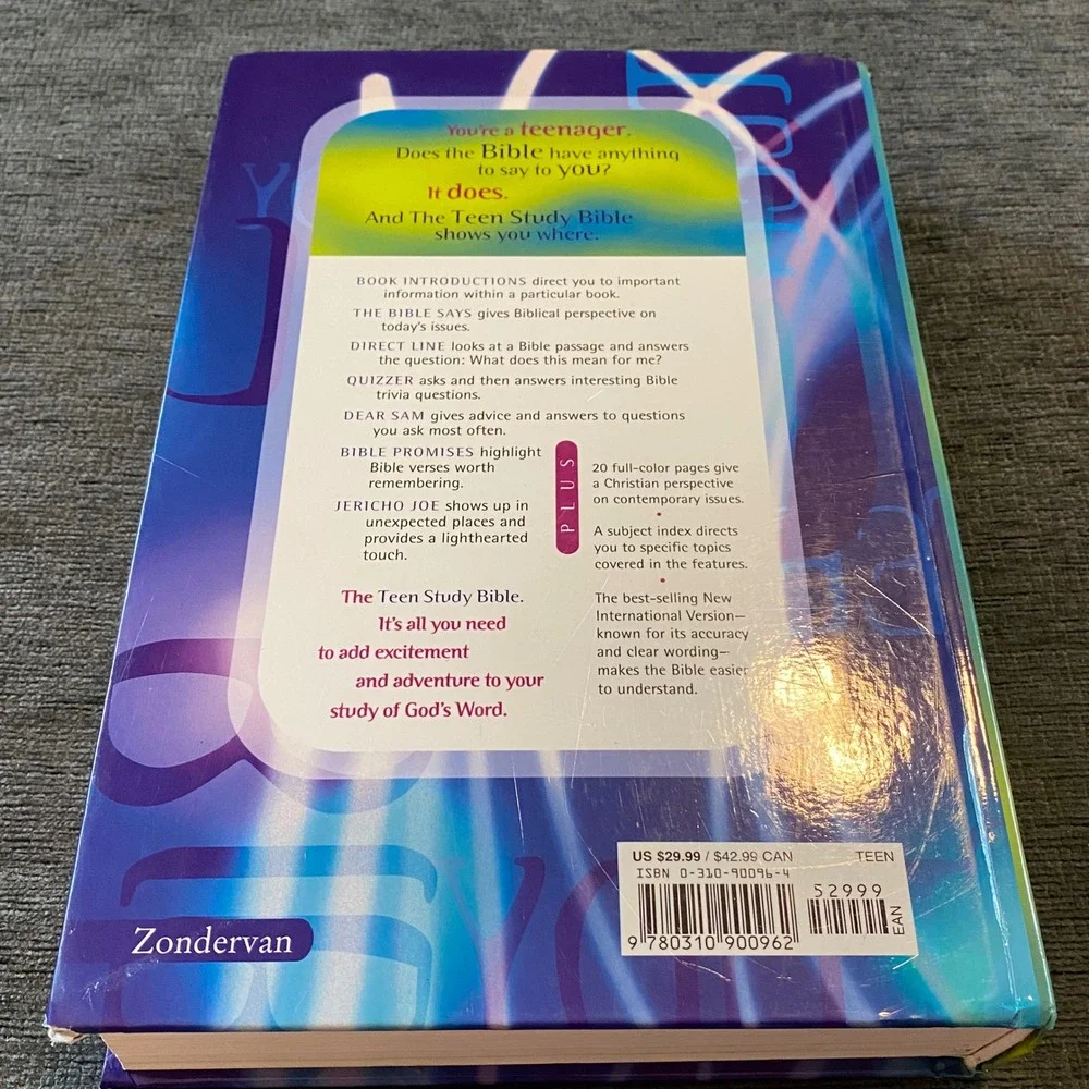 Zondervan niv teen